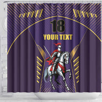 Custom Trinidad and Tobago Cricket Shower Curtain Go Champion Knight Riders - Wonder Print Shop