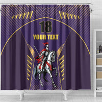 Custom Trinidad and Tobago Cricket Shower Curtain Go Champion Knight Riders - Wonder Print Shop