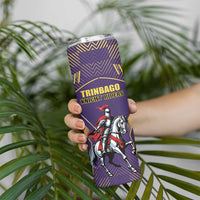 Custom Trinidad and Tobago Cricket Skinny Tumbler Go Champion Knight Riders - Wonder Print Shop
