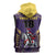 Custom Trinidad and Tobago Cricket Sleeveless Hoodie Go Champion Knight Riders - Wonder Print Shop