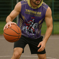 Custom Trinidad and Tobago Cricket Sleeveless Hoodie Go Champion Knight Riders - Wonder Print Shop