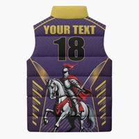 Custom Trinidad and Tobago Cricket Sleeveless Puffer Jacket Go Champion Knight Riders - Wonder Print Shop