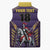 Custom Trinidad and Tobago Cricket Sleeveless Puffer Jacket Go Champion Knight Riders - Wonder Print Shop