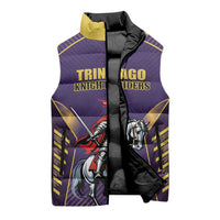 Custom Trinidad and Tobago Cricket Sleeveless Puffer Jacket Go Champion Knight Riders - Wonder Print Shop