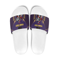 Custom Trinidad and Tobago Cricket Slide Sandals Go Champion Knight Riders - Wonder Print Shop