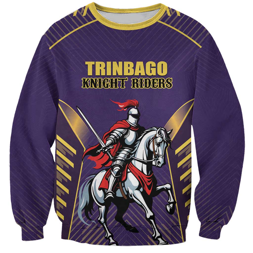 Custom Trinidad and Tobago Cricket Sweatshirt Go Champion Knight Riders - Wonder Print Shop
