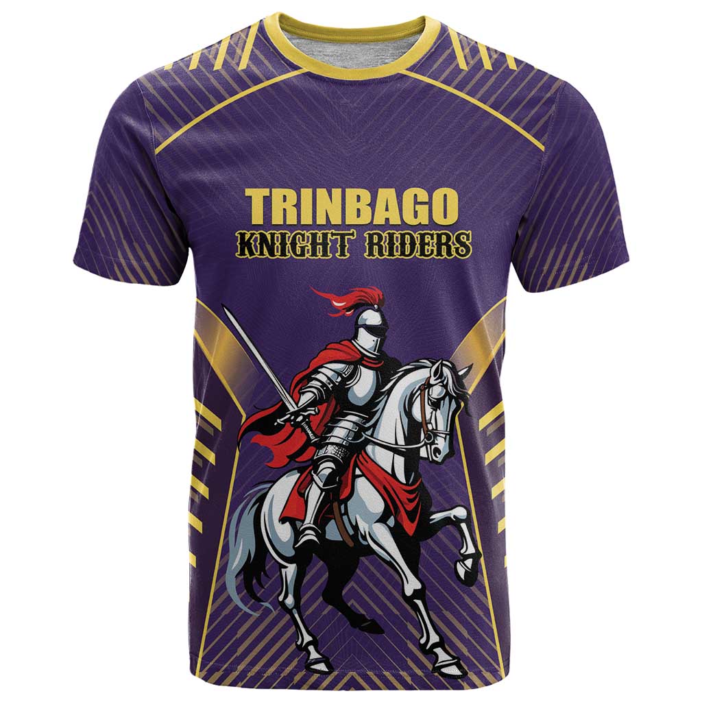 Custom Trinidad and Tobago Cricket T Shirt Go Champion Knight Riders - Wonder Print Shop