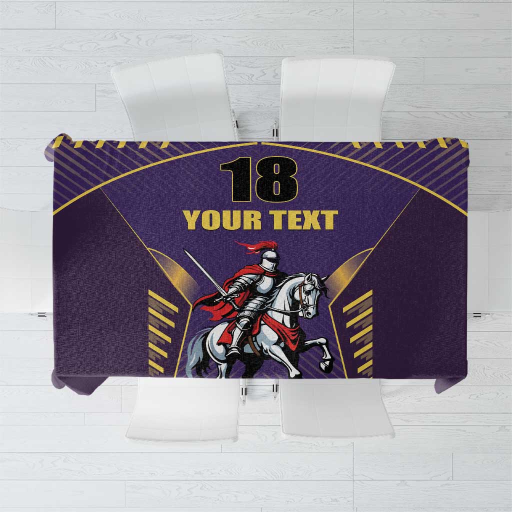 Custom Trinidad and Tobago Cricket Tablecloth Go Champion Knight Riders - Wonder Print Shop