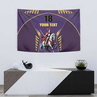 Custom Trinidad and Tobago Cricket Tapestry Go Champion Knight Riders - Wonder Print Shop