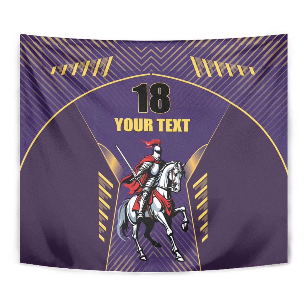 Custom Trinidad and Tobago Cricket Tapestry Go Champion Knight Riders - Wonder Print Shop