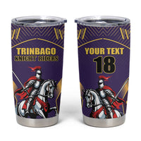 Custom Trinidad and Tobago Cricket Tumbler Cup Go Champion Knight Riders - Wonder Print Shop