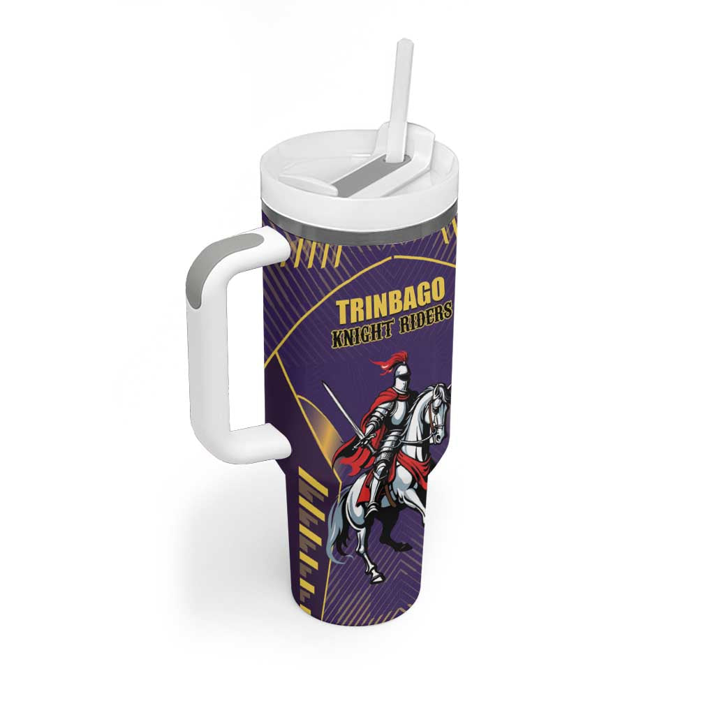 Custom Trinidad and Tobago Cricket Tumbler With Handle Go Champion Knight Riders - Wonder Print Shop