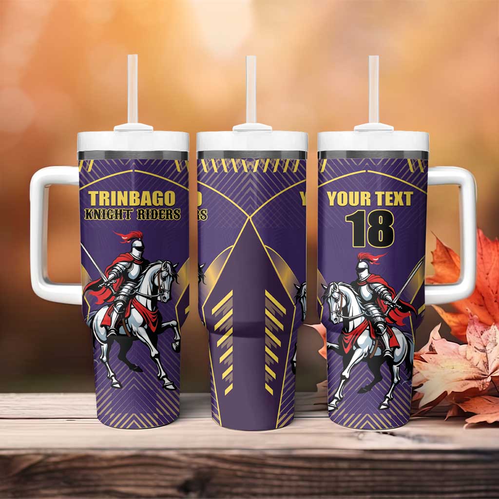 Custom Trinidad and Tobago Cricket Tumbler With Handle Go Champion Knight Riders - Wonder Print Shop