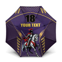 Custom Trinidad and Tobago Cricket Umbrella Go Champion Knight Riders - Wonder Print Shop
