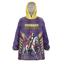 Custom Trinidad and Tobago Cricket Wearable Blanket Hoodie Go Champion Knight Riders - Wonder Print Shop