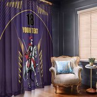 Custom Trinidad and Tobago Cricket Window Curtain Go Champion Knight Riders - Wonder Print Shop