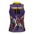 Custom Trinidad and Tobago Cricket Women Sleeveless Polo Shirt Go Champion Knight Riders - Wonder Print Shop