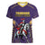 Custom Trinidad and Tobago Cricket Women V-Neck T-Shirt Go Champion Knight Riders - Wonder Print Shop