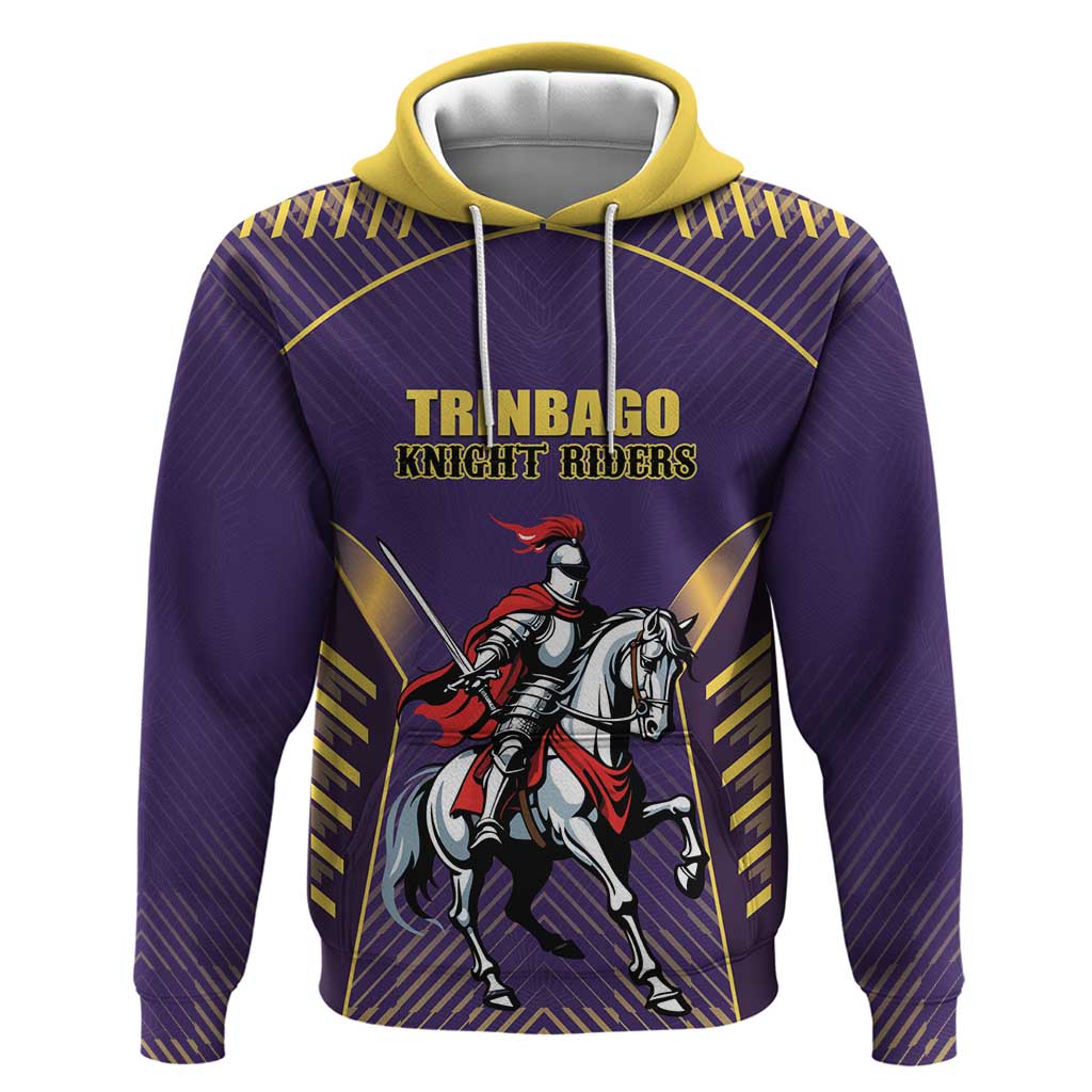 Custom Trinidad and Tobago Cricket Zip Hoodie Go Champion Knight Riders - Wonder Print Shop