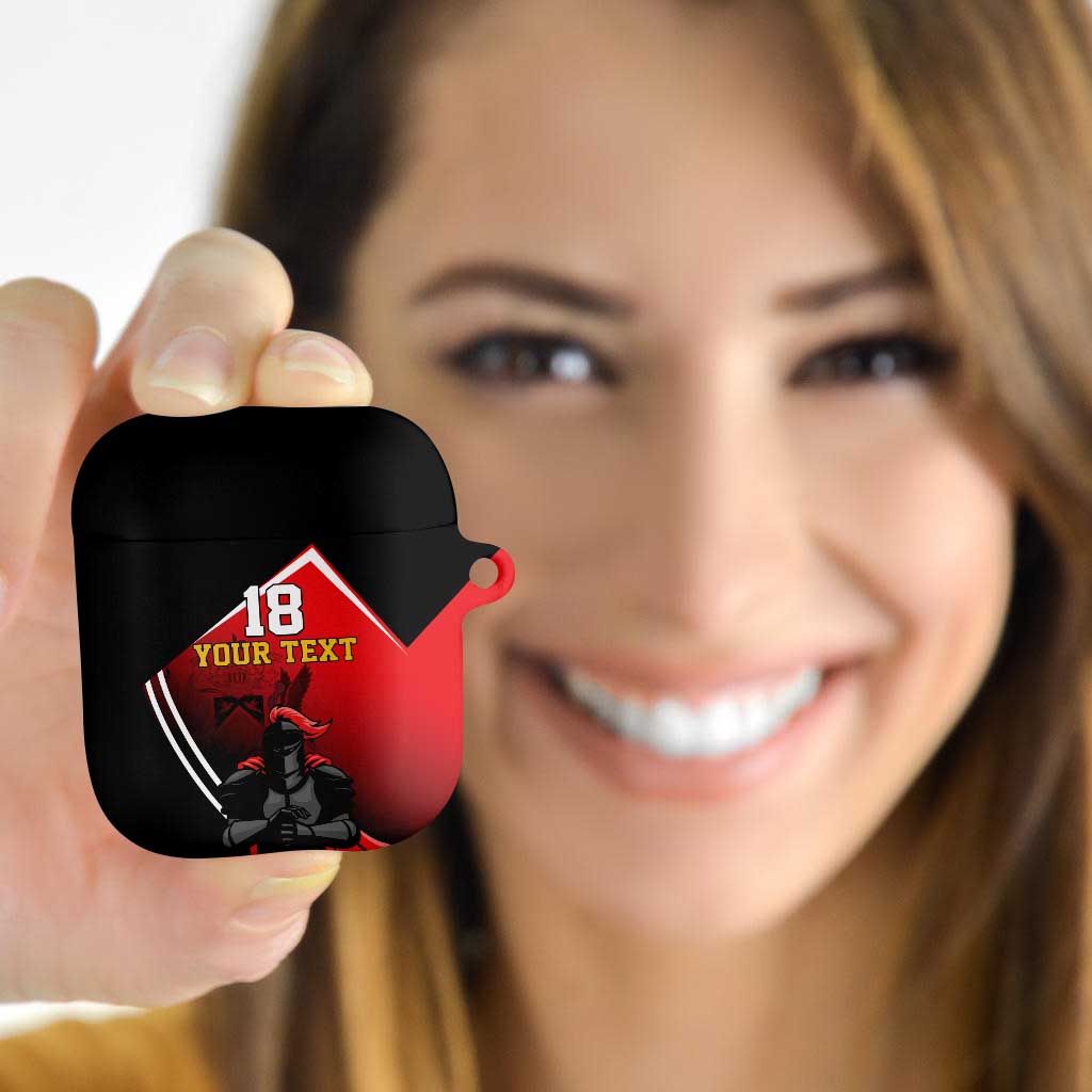 Custom Trinidad and Tobago Cricket Knight Riders AirPods Case Go Champion - Wonder Print Shop