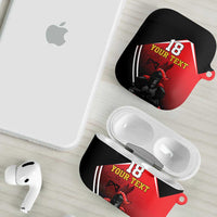 Custom Trinidad and Tobago Cricket Knight Riders AirPods Case Go Champion - Wonder Print Shop
