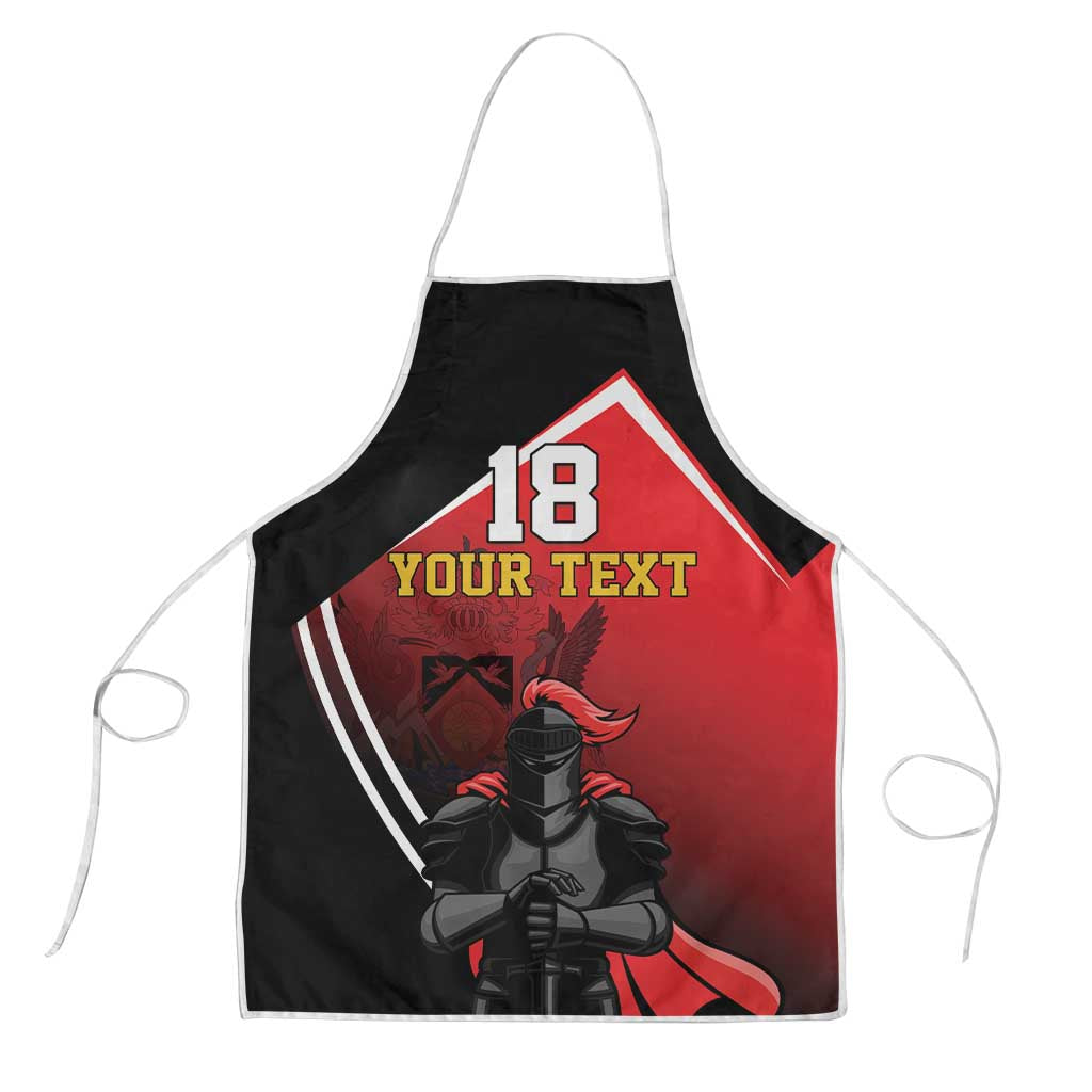 Custom Trinidad and Tobago Cricket Knight Riders Apron Go Champion - Wonder Print Shop