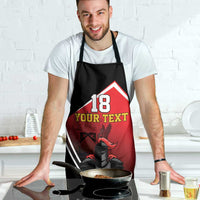 Custom Trinidad and Tobago Cricket Knight Riders Apron Go Champion - Wonder Print Shop
