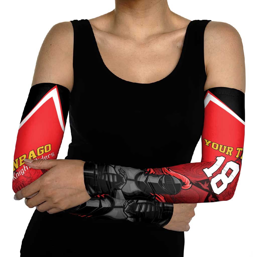 Custom Trinidad and Tobago Cricket Knight Riders Arm Sleeves Go Champion - Wonder Print Shop