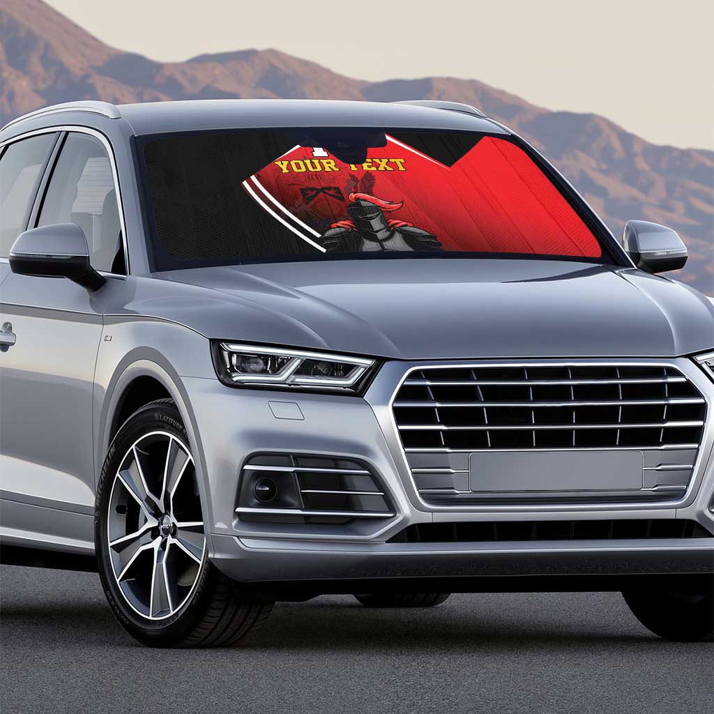 Custom Trinidad and Tobago Cricket Knight Riders Auto Sun Shade Go Champion - Wonder Print Shop