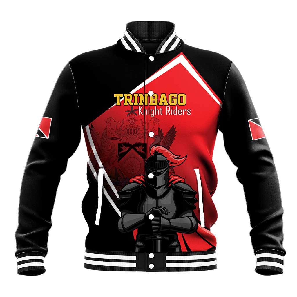 Custom Trinidad and Tobago Cricket Knight Riders Baseball Jacket Go Champion - Wonder Print Shop