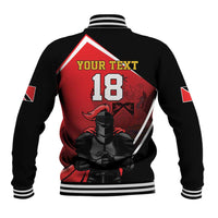 Custom Trinidad and Tobago Cricket Knight Riders Baseball Jacket Go Champion - Wonder Print Shop