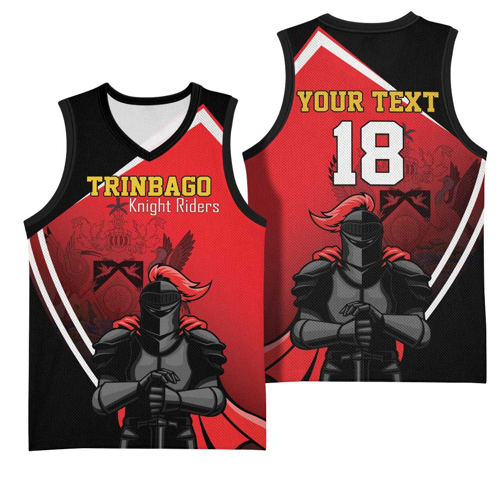 Custom Trinidad and Tobago Cricket Knight Riders Basketball Jersey Go Champion - Wonder Print Shop