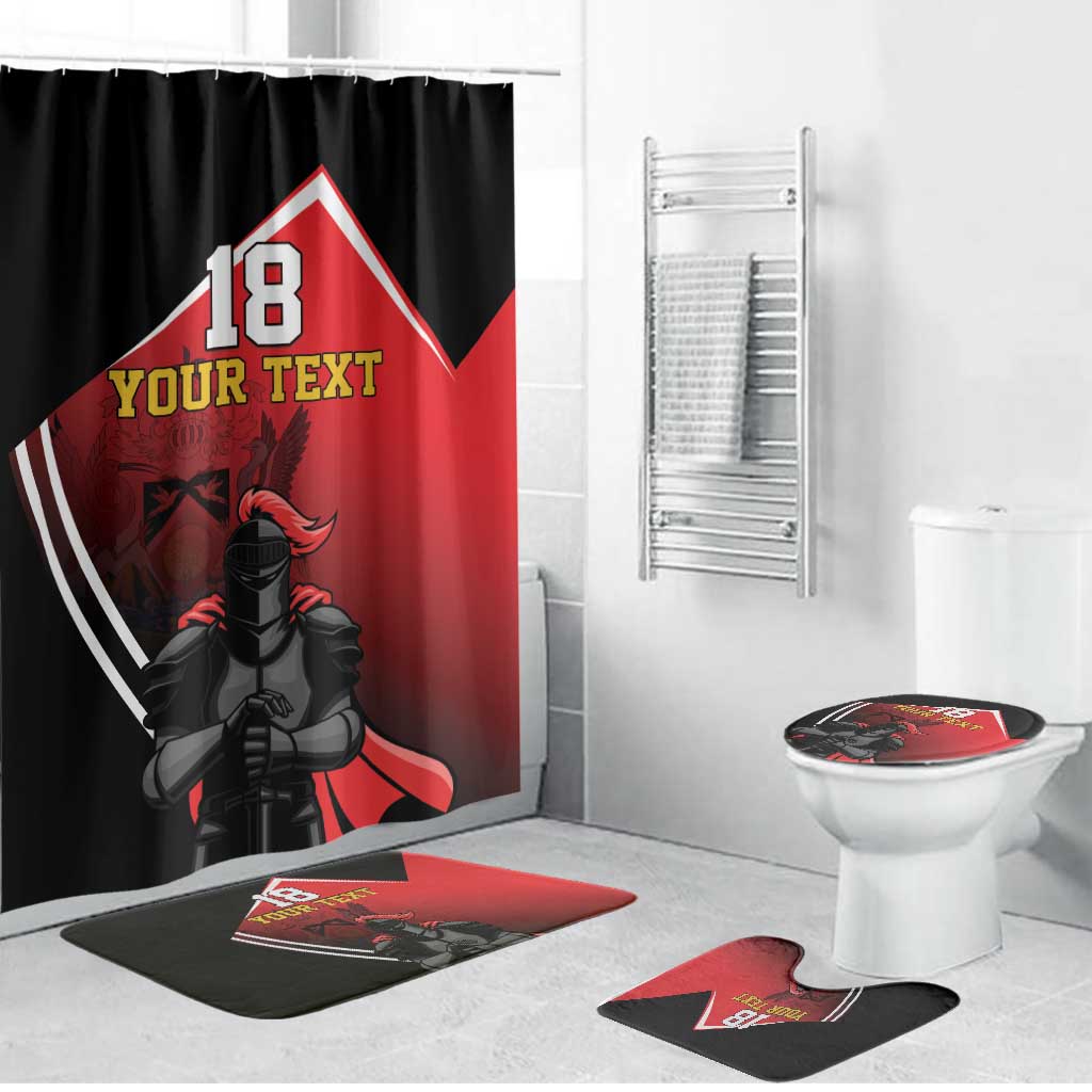 Custom Trinidad and Tobago Cricket Knight Riders Bathroom Set Go Champion - Wonder Print Shop