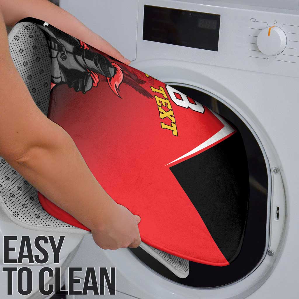 Custom Trinidad and Tobago Cricket Knight Riders Bathroom Set Go Champion - Wonder Print Shop