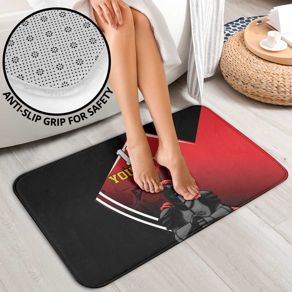 Custom Trinidad and Tobago Cricket Knight Riders Bathroom Set Go Champion - Wonder Print Shop