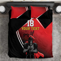 Custom Trinidad and Tobago Cricket Knight Riders Bedding Set Go Champion - Wonder Print Shop