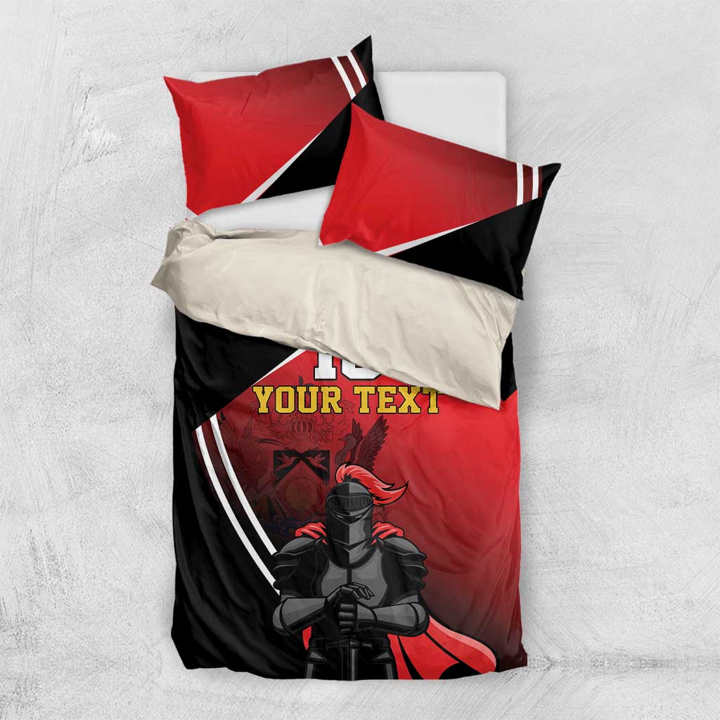 Custom Trinidad and Tobago Cricket Knight Riders Bedding Set Go Champion - Wonder Print Shop