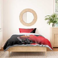 Custom Trinidad and Tobago Cricket Knight Riders Bedding Set Go Champion - Wonder Print Shop