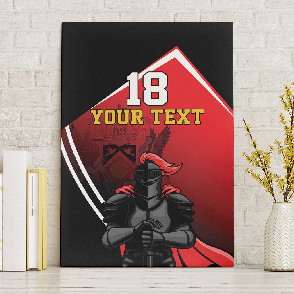 Custom Trinidad and Tobago Cricket Knight Riders Canvas Wall Art Go Champion - Wonder Print Shop