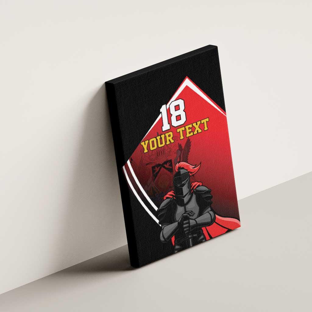 Custom Trinidad and Tobago Cricket Knight Riders Canvas Wall Art Go Champion - Wonder Print Shop