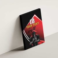 Custom Trinidad and Tobago Cricket Knight Riders Canvas Wall Art Go Champion - Wonder Print Shop