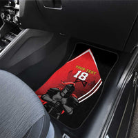 Custom Trinidad and Tobago Cricket Knight Riders Car Mats Go Champion - Wonder Print Shop