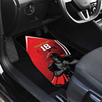 Custom Trinidad and Tobago Cricket Knight Riders Car Mats Go Champion - Wonder Print Shop