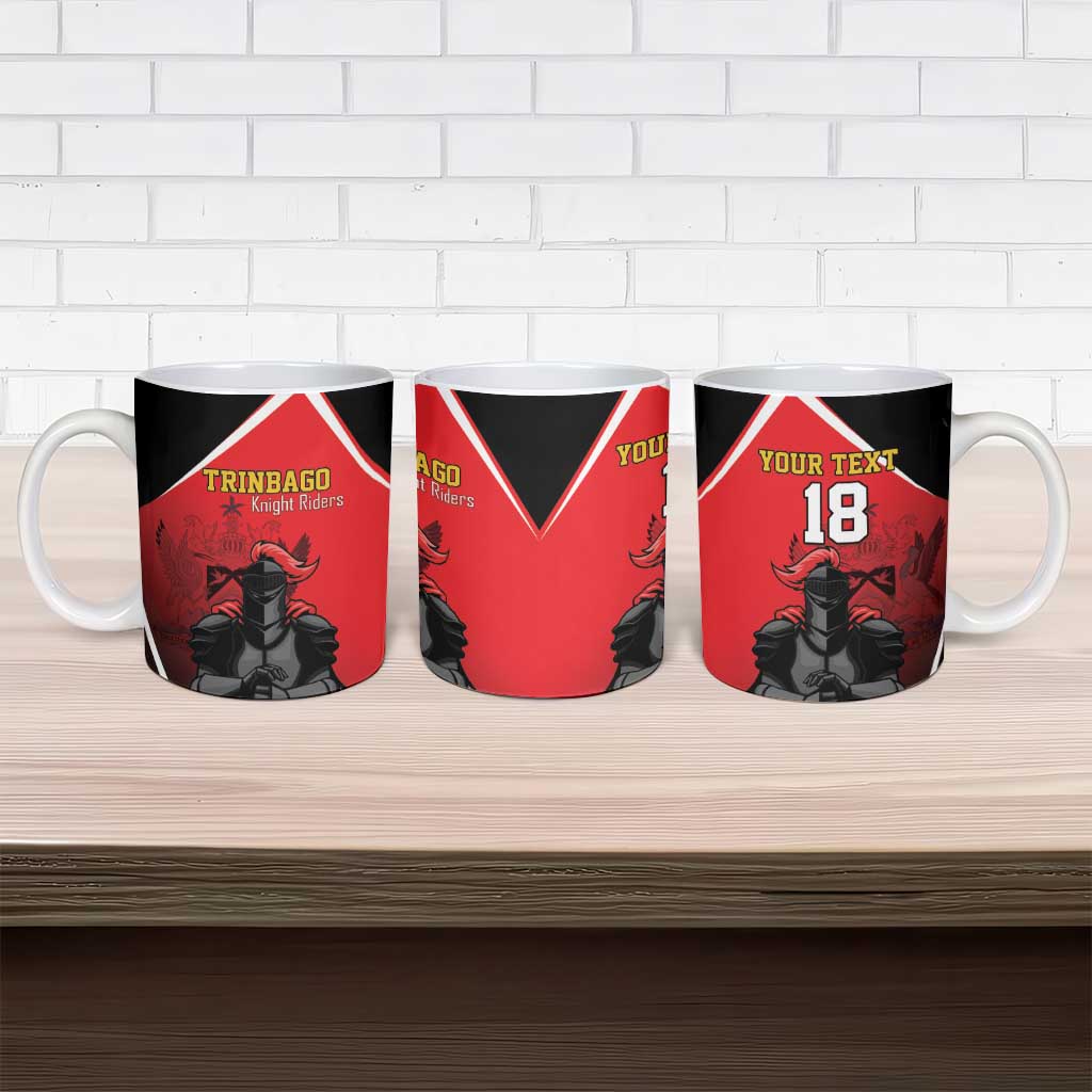 Custom Trinidad and Tobago Cricket Knight Riders Ceramic Mug Go Champion - Wonder Print Shop
