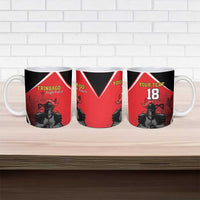 Custom Trinidad and Tobago Cricket Knight Riders Ceramic Mug Go Champion - Wonder Print Shop