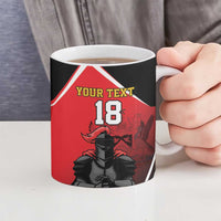 Custom Trinidad and Tobago Cricket Knight Riders Ceramic Mug Go Champion - Wonder Print Shop