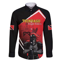 Custom Trinidad and Tobago Cricket Knight Riders Family Matching Long Sleeve Bodycon Dress and Hawaiian Shirt Go Champion - Wonder Print Shop