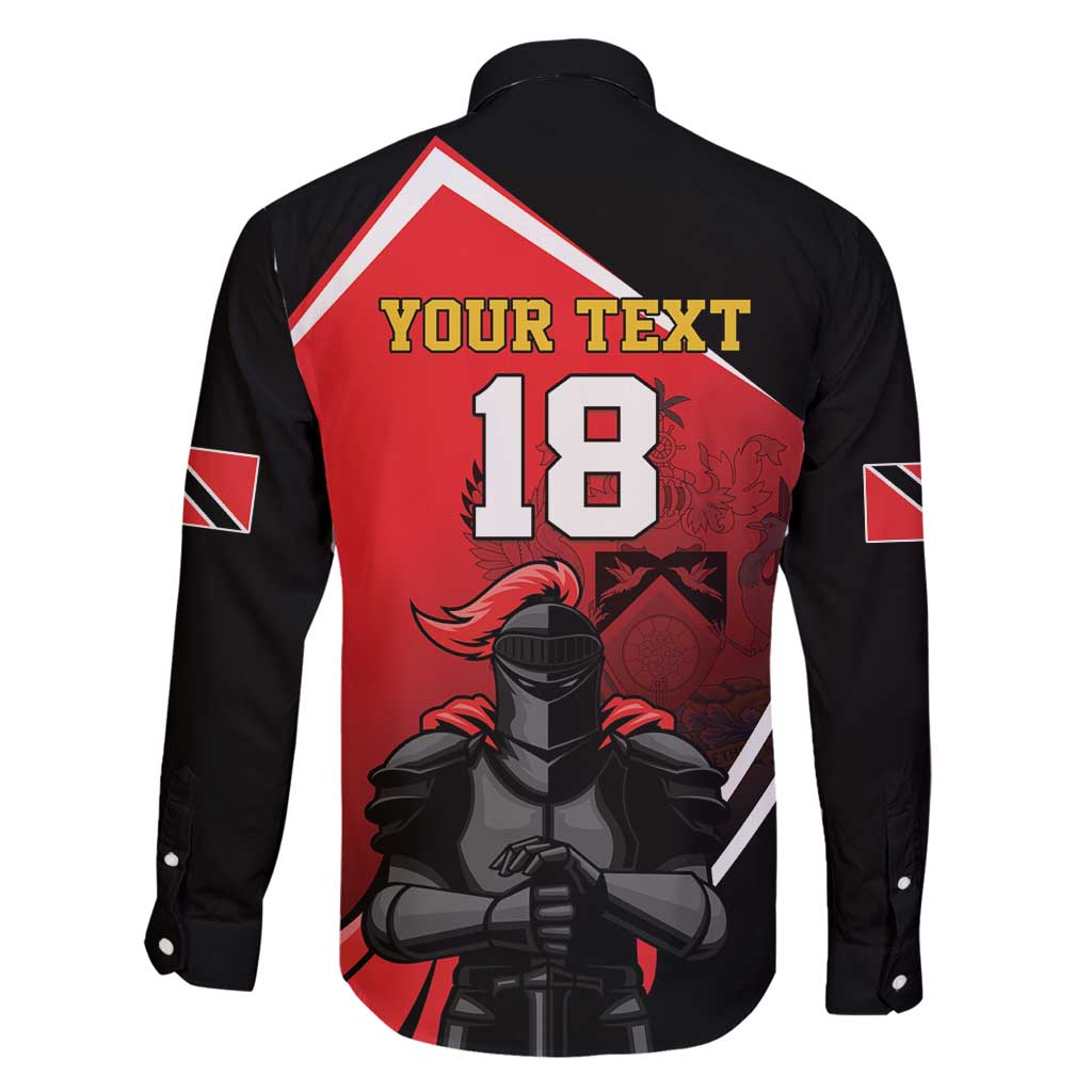 Custom Trinidad and Tobago Cricket Knight Riders Family Matching Long Sleeve Bodycon Dress and Hawaiian Shirt Go Champion - Wonder Print Shop