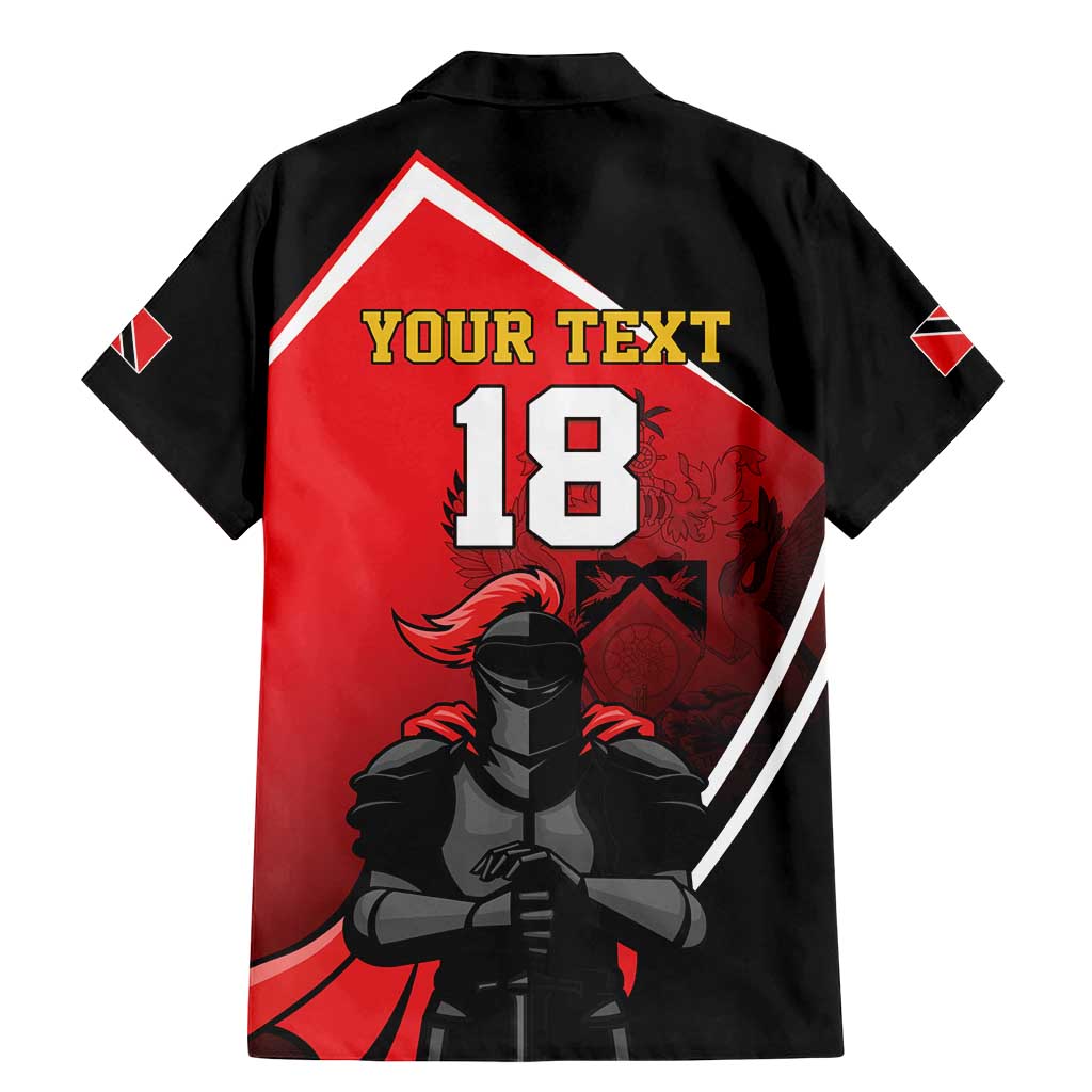 Custom Trinidad and Tobago Cricket Knight Riders Family Matching Mermaid Dress and Hawaiian Shirt Go Champion - Wonder Print Shop