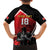 Custom Trinidad and Tobago Cricket Knight Riders Family Matching Off The Shoulder Long Sleeve Dress and Hawaiian Shirt Go Champion - Wonder Print Shop